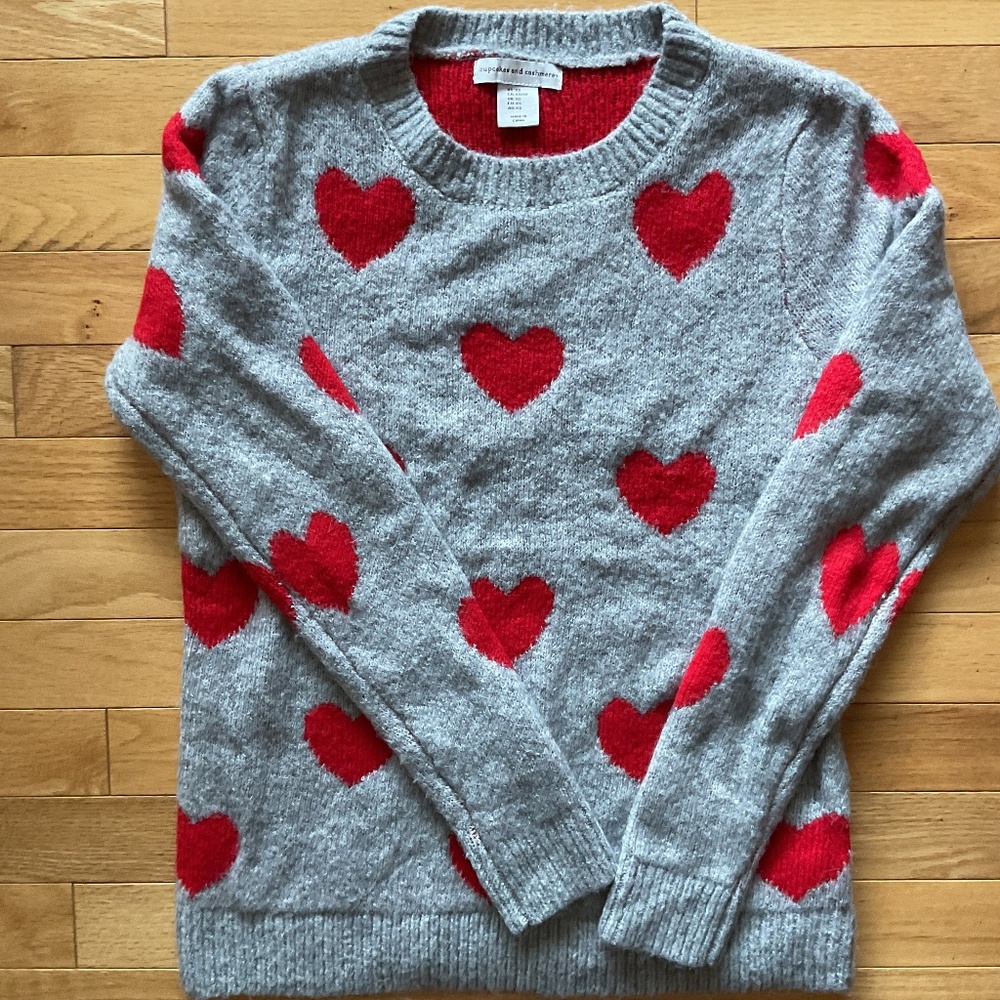 Cupcakes and Cashmere Heart Sweater